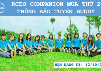 Dự án RCES Companion thông báo tuyển buddy