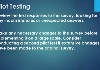 Pilot test – Bạn đã biết cách thực hiện?