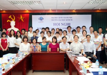 Toàn cảnh Hội nghị nghiên cứu khoa học sinh viên cấp trường ĐHKT