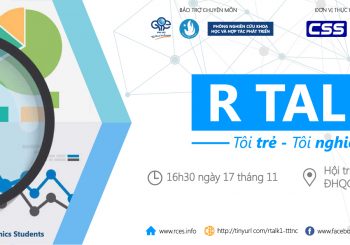 Sắp diễn ra: R TALK 1 “Tôi trẻ – Tôi nghiên cứu”